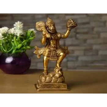 Brass Hanuman Statue 